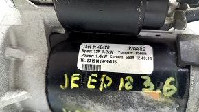 Стартер Jeep Grand Cherokee WK2 18-19 3.6 повреждение водой, не крутит, на запчасти