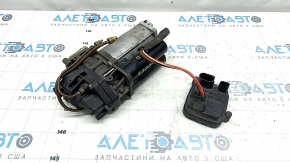 Компресор пневмопідвіски Audi Q7 16-23 без кронштейна, зламані кріплення блоку керування
