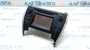 Дисплей радіо дисковод програвач Toyota Camry v55 15-17 usa подряпини, потерті кнопки, зламане кріплення