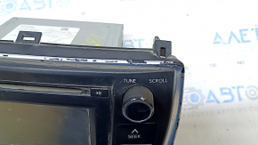 Дисплей радио дисковод проигрыватель Toyota Camry v55 15-17 usa царапины, потерты кнопки, сломано крепление