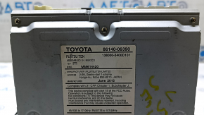 Задняя часть дисплея радио для Toyota Camry, оригинальный номер на корпусе.
