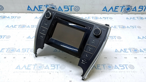 Дисплей радіо дисковод програвач Toyota Camry v55 15-17 usa подряпини, потерті кнопки