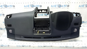 Торпедо передняя панель с AIRBAG Subaru Forester 16-18 SJ черная, ржавый пиропатрон