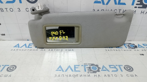 Козырек левый Toyota Prius V 12-17 серый, без крючка, под химчистку