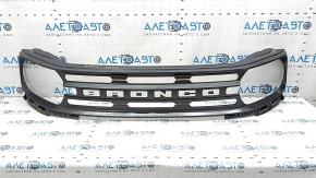 Грати радіатора grill Ford Bronco Sport 21-26 з написом BRONCO білим, тип 1, пісок