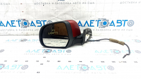 Дзеркало бічне ліве у зборі Nissan Leaf 13-17 5 пінів, підігрів, червоний NAH