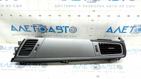 Накладка передньої панелі з дефлекторами повітроводу Kia Niro 17-19 обрамлення графіт.