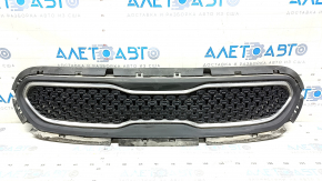 Решітка радіатора grill Kia Niro 17-19 HEV, PHEV обрамлення структура, пісок
