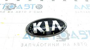 Емблема значок переднього бампера Kia Niro 17-22 пісок, здувся лак, тичка