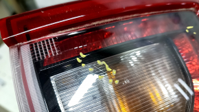 Фонарь внешний крыло левый Kia Niro 17-22 LED+галоген, рассохся уплотнитель, царапины, песок