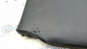 Подлокотник заднего ряда сидений 2 ряд Toyota Prius V 12-14 кожа, серая, примята кожа