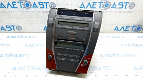 Магнітофон, Монітор, CD-changer, Радіо, Панель Lexus ES350 08-11 подряпини, тріснути кріплення
