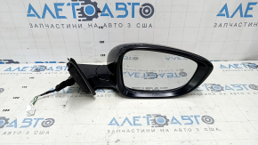 Дзеркало бічне праве у зборі Honda Accord 23-5 пінів, підігрів, BSM, чорна, подряпини