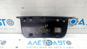 Накладка проема переднего багажника Tesla Model 3 18-23 черная, царапины