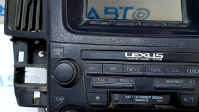 Головное устройство с управлением климата Lexus RX300 98-03 черный, царапины