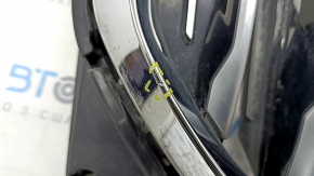 Решетка радиатора grill в сборе BMW X5 G05 19-25 с жалюзи дефлектором радиатора 3.0T с моторчиком, X-LINE, под камеру 360, хром, песок, вздулся хром