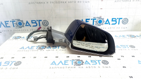 Дзеркало бічне праве у зборі Tesla Model 3 18-20 13+1 пінів, підігрів, автозатемніння, синій PPSB, хром, тички