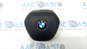 Подушка безпеки airbag у кермо водійська BMW X5 G05 19-26 шкіра чорна, іржавий піропатрон