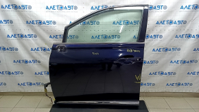 Дверь в сборе передняя левая Lexus RX350 RX450h 10-15 keyless, синий 8U0, примятость
