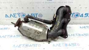 Коллектор выпускной задний с катализатором Lexus RX450h 10-15 с трубкой, ржавый