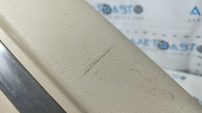 Накладка порогу передня права Lexus RX350 RX450h 10-15 беж, подряпини, зам'ято, зламано напрямна