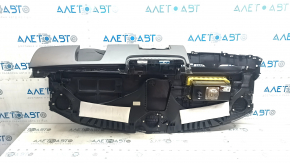 Торпедо передняя панель с AIRBAG Tesla Model 3 18-23 кожа черн, с накладкой под динамики, ржавый пирапатрон