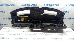 Торпедо передняя панель с AIRBAG Tesla Model 3 18-23 кожа черн, с накладкой под динамики, ржавый пирапатрон