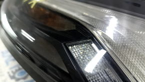 Поворотник ДХО правый Nissan Rogue 21-26 галоген + LED us built, мелкие царапины