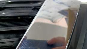 Решетка радиатора grill Nissan Rogue 21-23 под камеру, песок, тычки