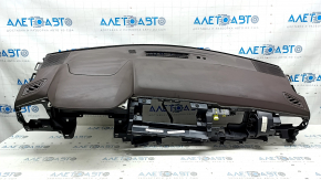 Торпедо передня панель з AIRBAG Nissan Rogue 21-23 коричнева US built, іржавий піропатрон