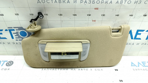 Козирок лівий Toyota Avalon 13-15 бежевий, без гачка, з підсвічуванням, під чищення