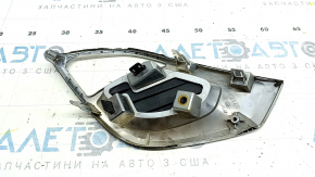 Решетка бампера левая Toyota Avalon 13-15 с вставкой, песок