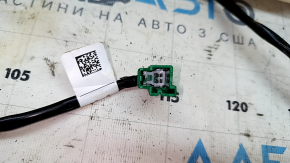 Обшивка водительского сидения Tesla Model 3 18-23 кожа черная, с подогревом, контакт с водой, примята кожа