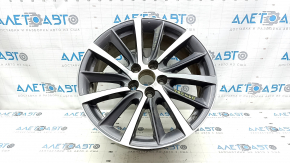 Колісний диск R18 x 7J ET30 Toyota Highlander 14-19 тип 4 графіт, легка бордюрка, корозія