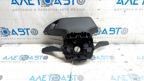 Подрулевой переключатель гитара в сборе Volkswagen ID.4 23-26 с шлейфом и шифтером кпп, под подогрев руля, черный