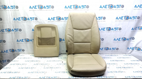 Обшивка пасажирського сидіння BMW X3 F25 11-17 підігрів, бежева шкіра