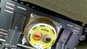 Торпедо передняя панель с AIRBAG Nissan Rogue 14-20 черная, ржавый пиропатрон