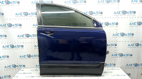 Дверь в сборе передняя правая Honda CRV 17-22 keyless, синий B-588P