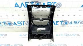Накладка центральной консоли задняя BMW X3 G01 18-21 черная, царапины