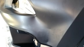 Бампер передний голый верхняя часть Jeep Cherokee KL 14-14 без парктроников, под заглушку буксировочного крюка,, примят