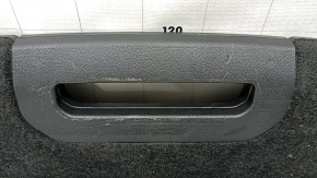 Пол багажника задний Nissan Rogue 14-20 черн, под 2 ряда, царапины