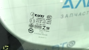 Маркировка лобового стекла Audi A4 B9, модель XYG, серийный номер