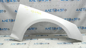 Крыло переднее правое Audi A4 B9 17-19 с кронштейнами, белый LY9C