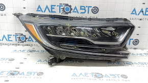 Фара передня права в зборі Honda CRV 17-22 LED, пісок, зламані кріплення молдингу