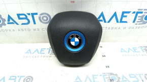 Подушка безпеки airbag в кермо водійська BMW i3 14-21 чорна