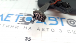 Козырек левый Volkswagen ID.4 23-26 черный с подсветкой, без крючка