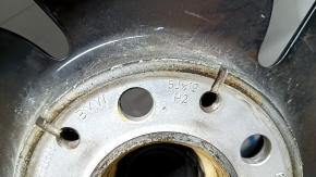 Диск колесный R19х5J ET43 BMW i3 14-21 Style 429 с резиной 155/70 4.5мм, легкая бордюрка, потрескана резина
