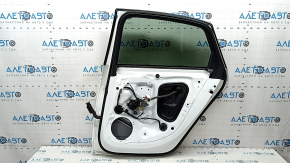 Дверь в сборе задняя правая Audi A4 B9 17-19 белый LY9C, keyless, тычки
