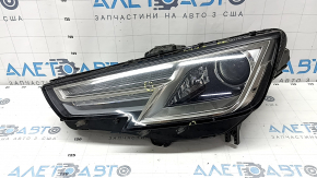 Фара передня ліва в зборі Audi A4 B9 17-19 ксенон+LED, пісок