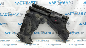 Защита днища задняя правая Audi A4 B9 17-25 пробито отверстие